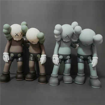 

Hot Sale 20cm KAW Bear Bricklys Action Figures Blocks Bears Along the Way PVC Dolls Collectible Models Toys Free Shipping