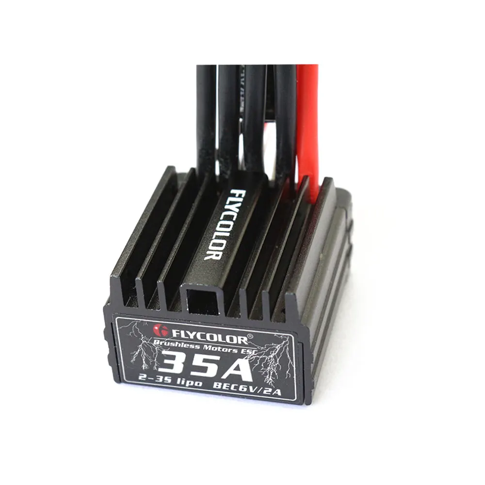 Flycolor автомобиль ESC 18A 25A 35A 45A 1:18 1:16 1:12 10Car бесщеточный пульт дистанционного