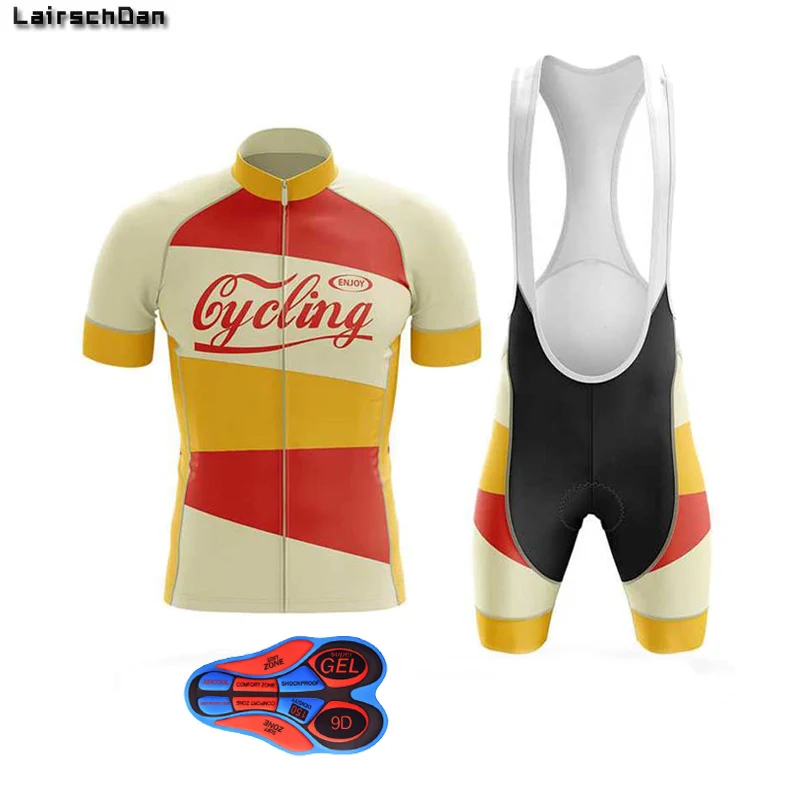 LairschDan Team Cycling Clothing MTB Bib Shorts Bikes Jerseys Set Ropa Ciclismo Hombre Kit ropa ciclismo hombre | Спорт и
