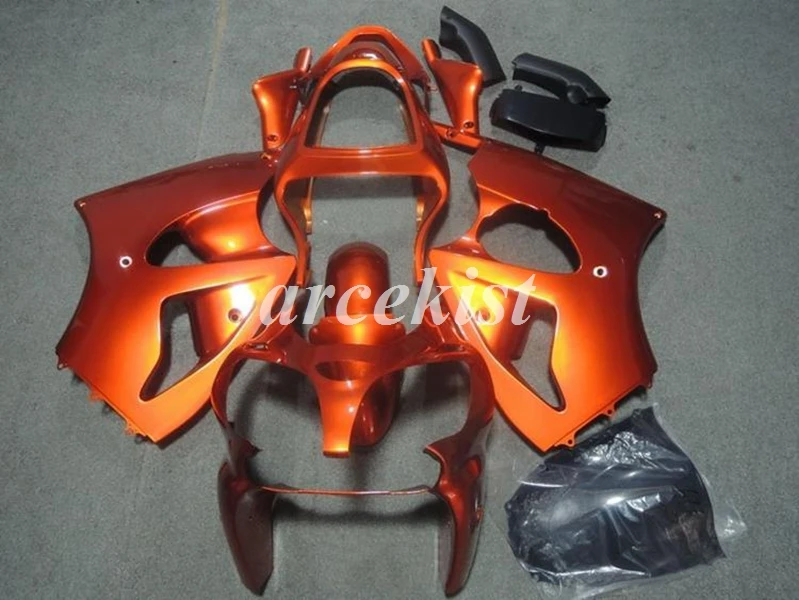 

New ABS Motorcycle Full Fairings kit Fit for kawasaki Ninja ZX-6R 636 6R 00 02 01 2000 2001 2002 Body set Orange