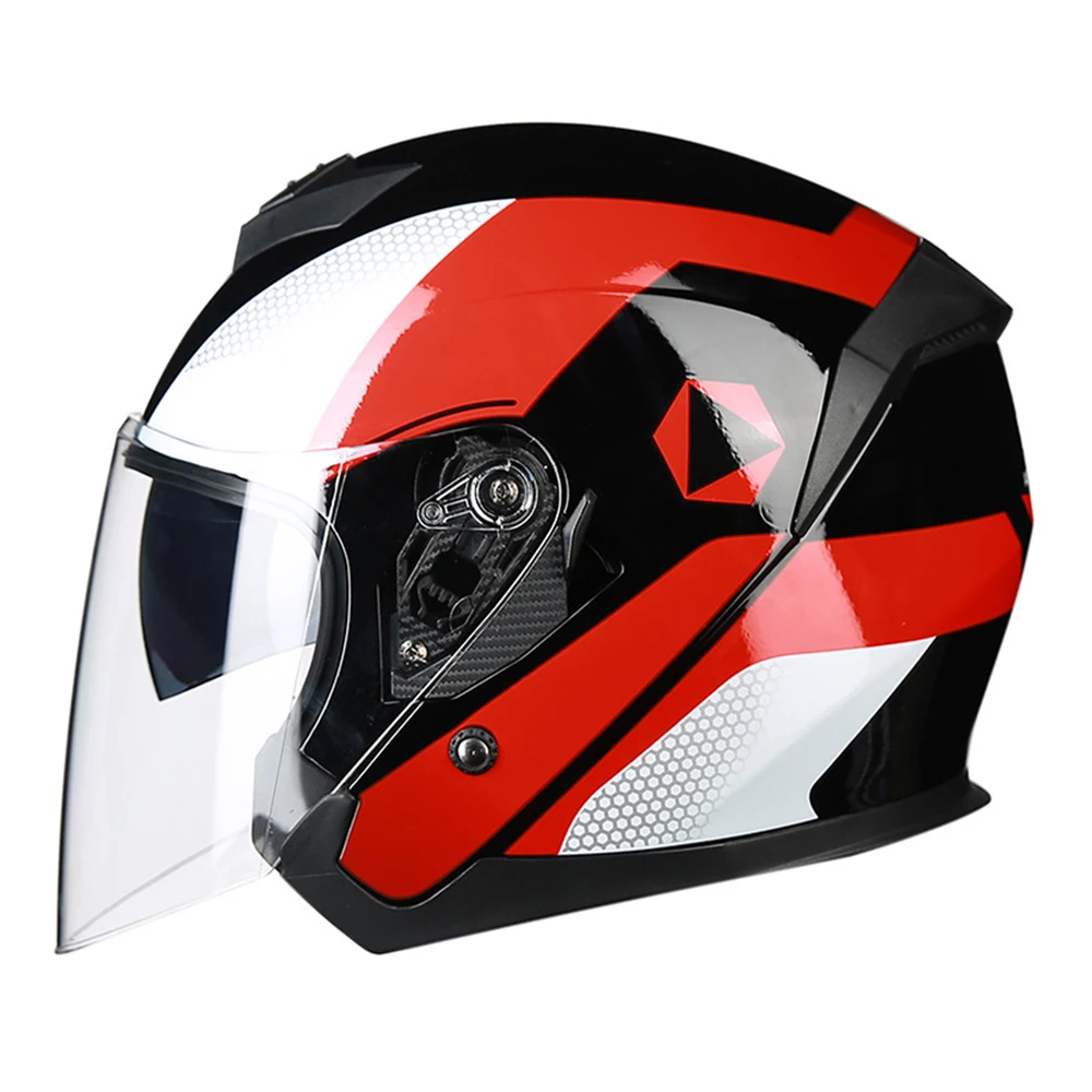 

AIS Summer Motorcycle Helmet Open Face Double Lens Moto Helmet Motorbike Scooter Capacete Crash Helmet For Motorcycle Visor