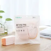 20 шт. впитывающие подмышечные подушечки, наклейки для борьбы с гипергидрозом подмышек, впитывающие пот, защита Q0KD