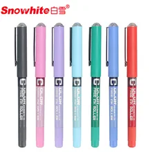 Snowhite PVN-159 гелевая ручка иглового типа 3 шт 0,5/0,38 мм Студенческая прямая ручка для офиса цветная гелевая ручка