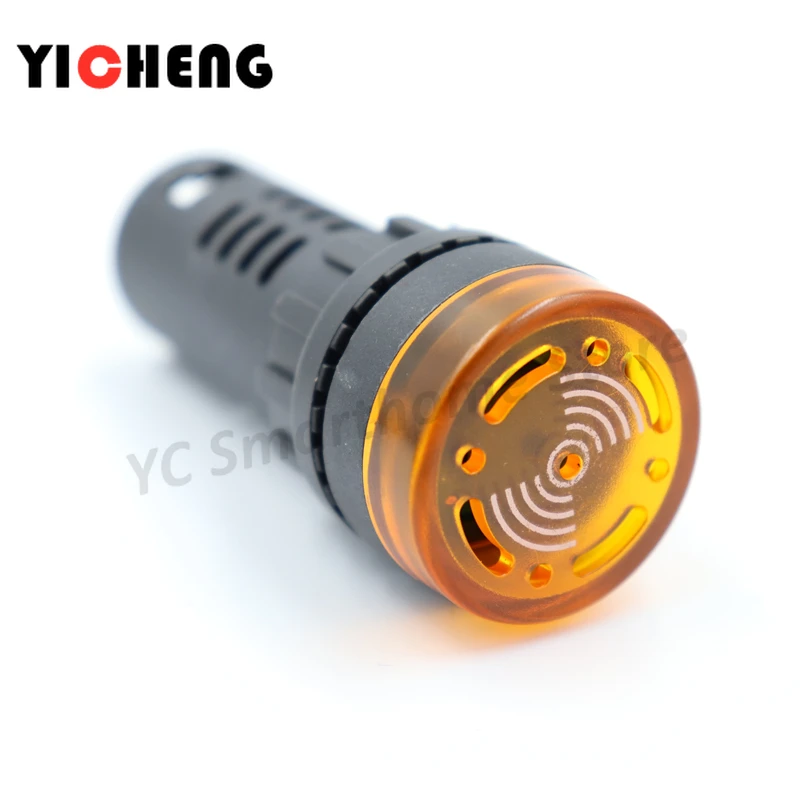 Othmro Flush Mount LED Indicator Lights – 12V Orange Panel Mount Signal Lamps, 10mm Diameter (Pack Of 8)
