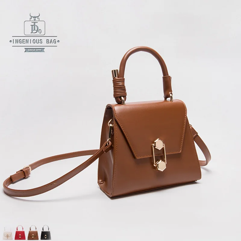 

Women Handbags PU Leather Ladies Shoulder Bags Luxury Designer Handbag Flap Small Fashion Female Vintage Crossbody Bag Brown
