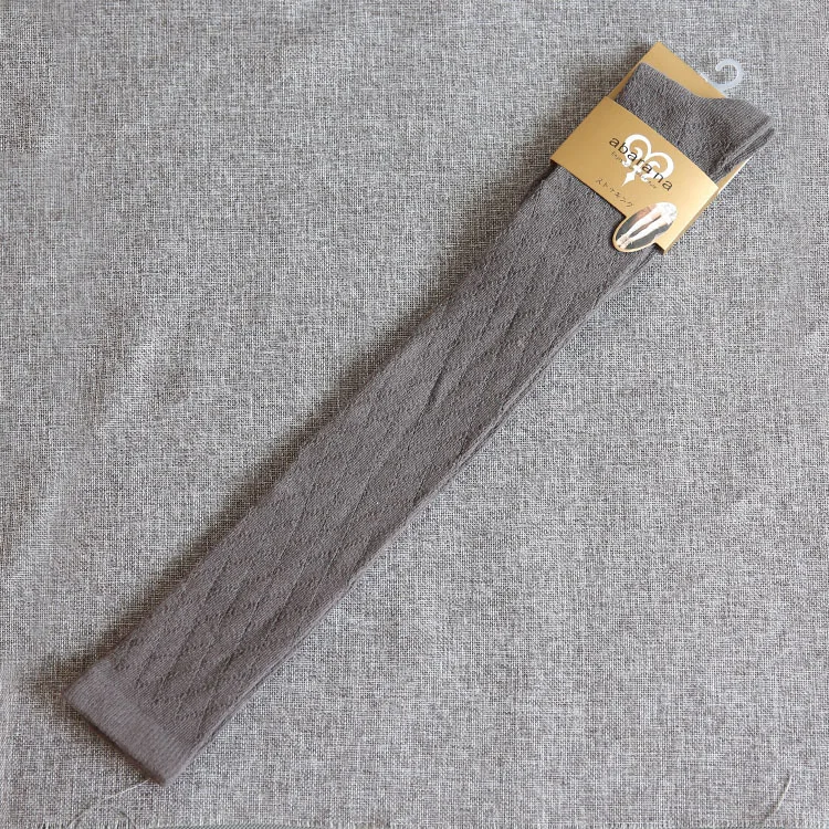 Japanese sweet mesh pure cotton socks fashion sexy hollow breathable solid color women's thigh high socks