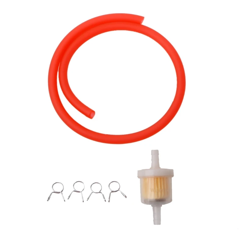 6 мм газовый топливный фильтр бензиновый шланг+ 4 зажима мото скутер Dirt Bike Jy25 19 Droship