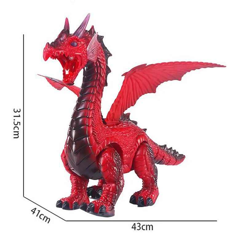 Dragão de Gelo Controle Remoto Brinquedo Animal Spray Dinossauro Fogo Dragão Vai Pulverizar Simulação Modelo Mod. 254604 10 High Quality Brinquedos e hobbies