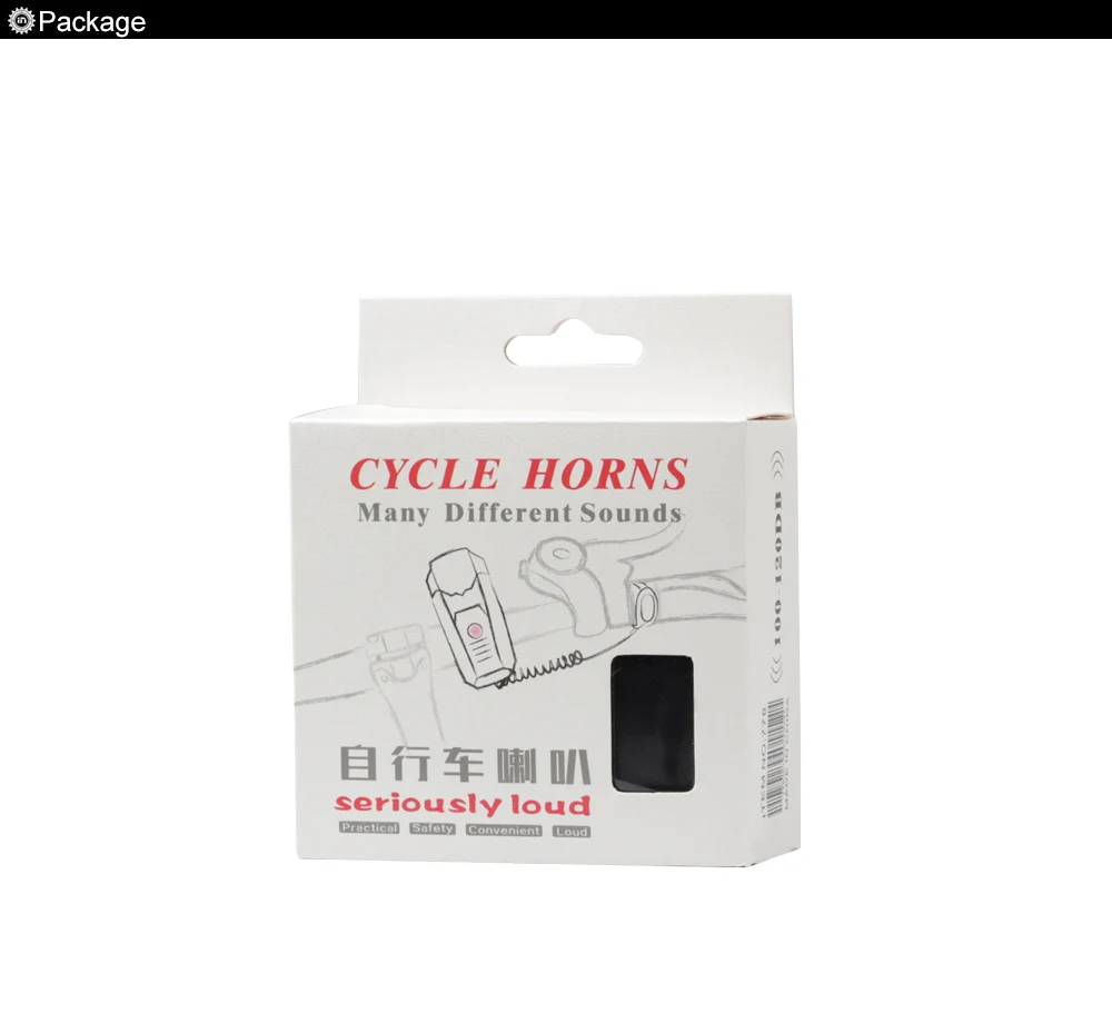BIKEIN 120dB Super Loud Bicycle Electric Horn MTB Handlebar Ring Air Alarm Bell Waterproof Cycling Mountain Bike Accessories