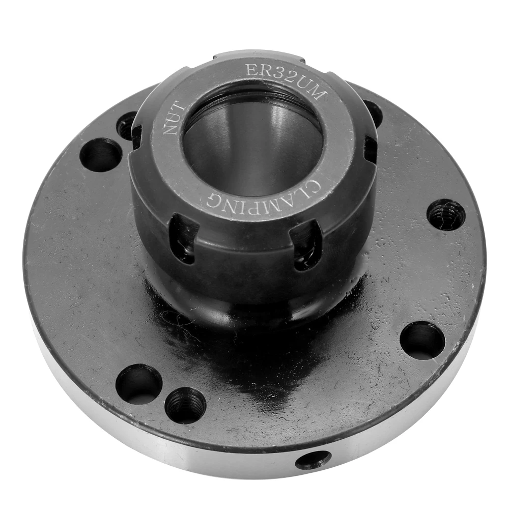 

ER32 High Strength Hardness 80mm/100mm Collet Chuck Compact Lathe Tight Tolerance CNC Bearing Steel Clamping Milling Tool