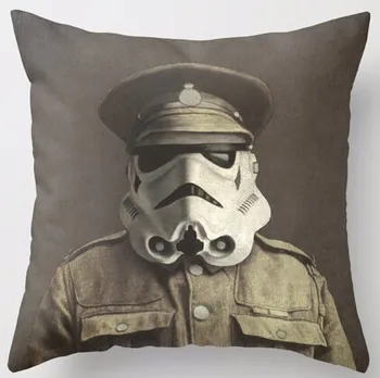 

Hot Sale Luxury Printing Star Wars Stormley Victorian Wars Customized Square Throw Pillowcase Decorative Zippered Cushion Case