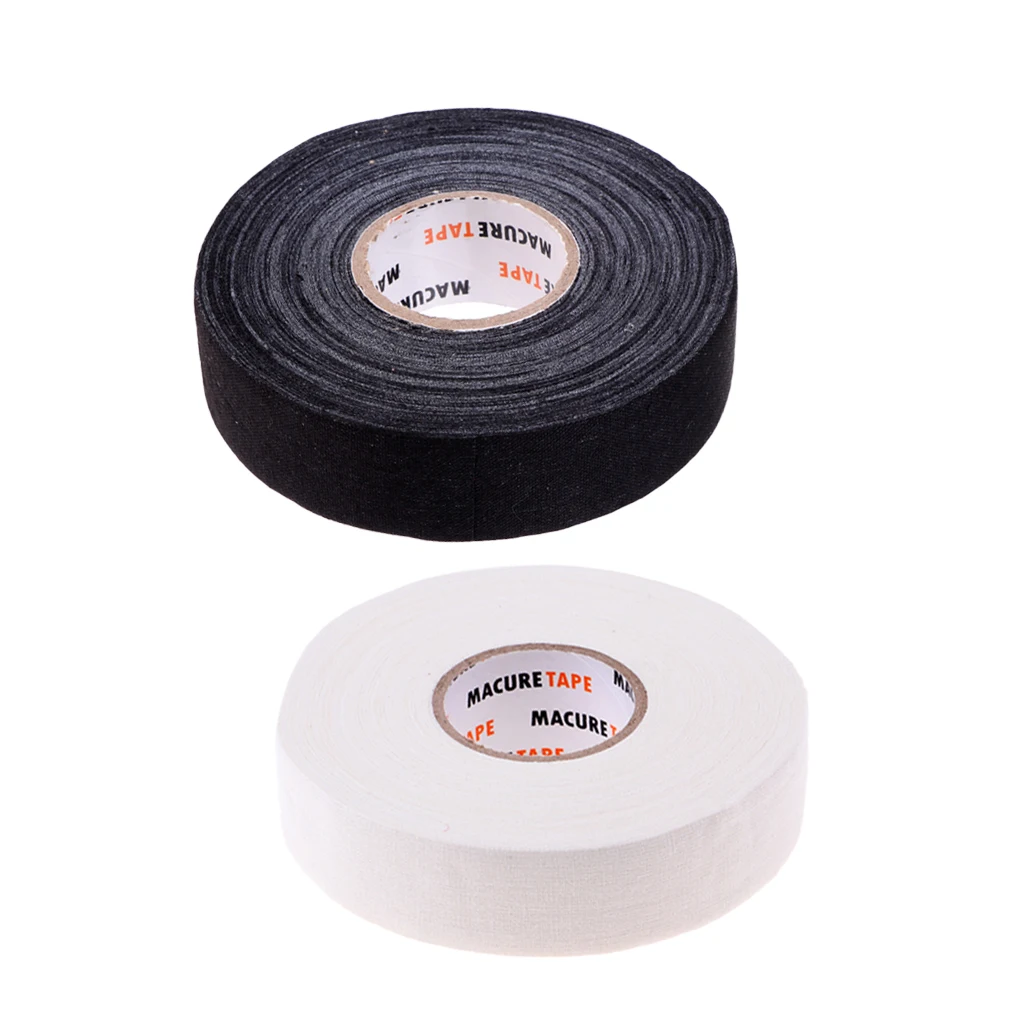 2 Roll Premium Cloth Hockey / Lacrosse Stick Tape Roll, 1 Inch X 25 Yards