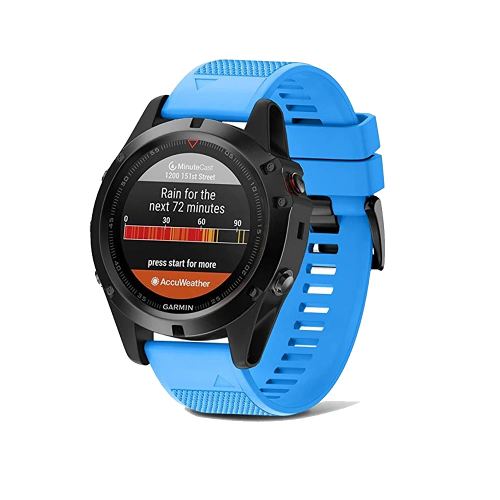 Ремешок для часов Garmin Fenix 6 6S 6X Pro 5X5 5S Plus 3 3HR 935 часы Quick Release силиконовый Easyfit ремешок на запястье 26 22 20 мм