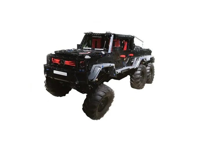 Legoins technology строительный блок RC Benz G class 6x6moc 27039 сборный детская головоломка