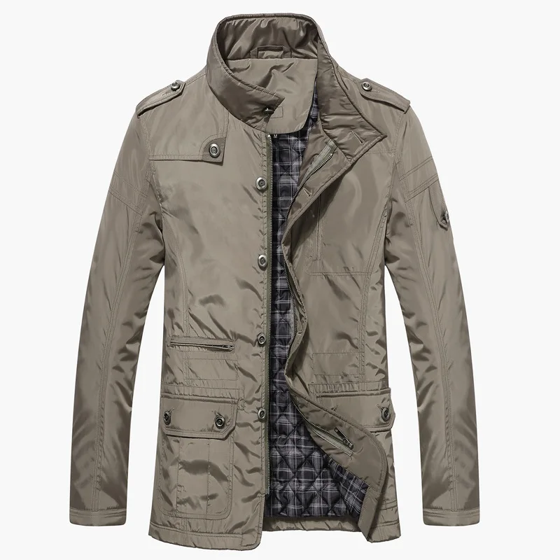 Men Jacket Foreign Trade Autumn And Winter Men Stand Collar Jacket Fashion Man Korean-style Thick-Jacket Men'S Wear 1046 Men Jacket Foreign Trade Autumn And Winter Men Stand Collar Jacket Fashion Man Korean-style Thick-Jacket Men'S Wear 1046