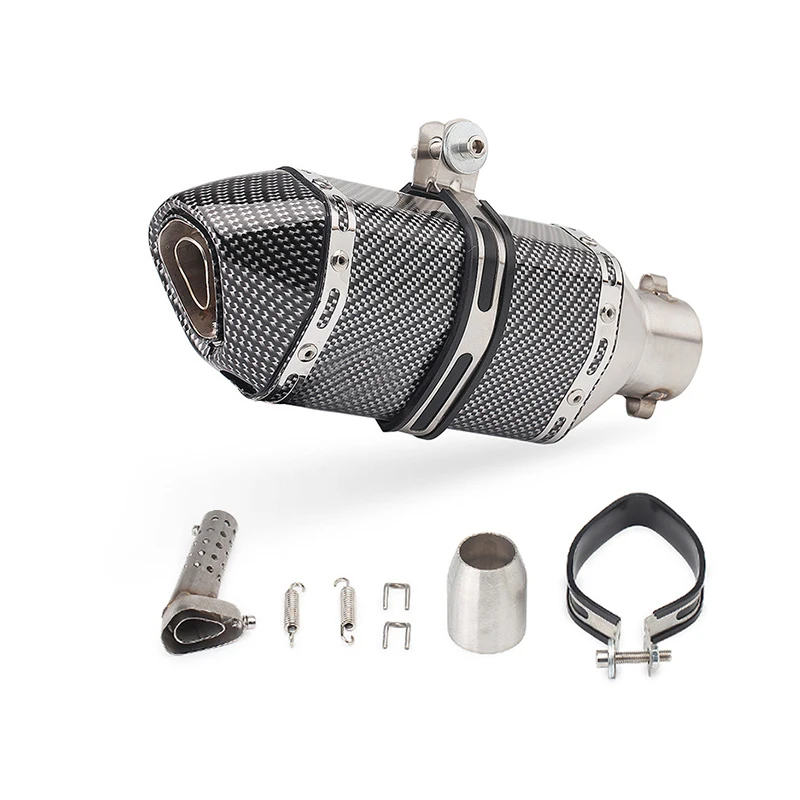 DB killer Akrapovic Мотоцикл выхлопная труба глушитель для мотоцикла Escape для 2008 Echapement Moto Vespa GTS 300 Er6F Honda Cb190R