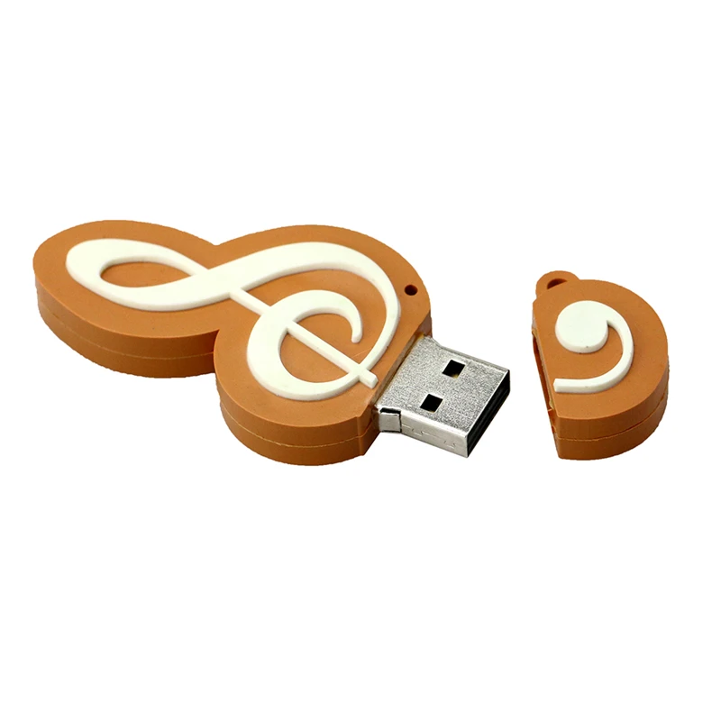 32 Гб usb флеш-накопитель силиконовый музыкальный Note 64 Гб 128 ГБ 256 4 16 8 ГБ флеш-накопитель музыкальные инструменты подарочный ключ USB флешка