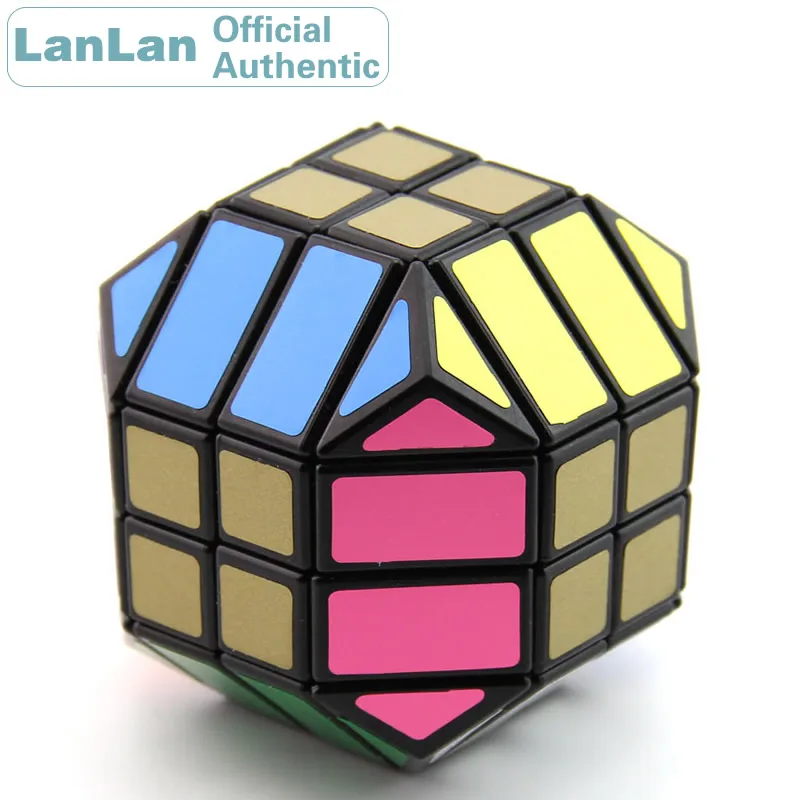 

LanLan 4x4 12 Rhombic Magic Cube Speed Puzzle Antistress Fidget Brain Teasers Educational Toys For Children