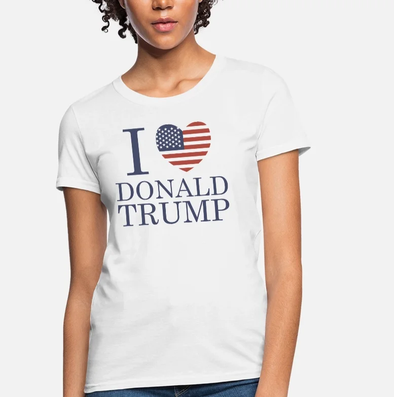 Я люблю Дональда Трампа женская футболка