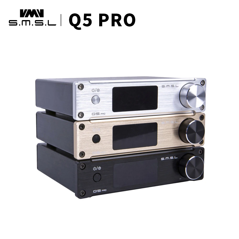 Цифровой усилитель SMSL Q5 Pro 2 50 Вт USB/коаксиальный/оптический 2x45 управление USB