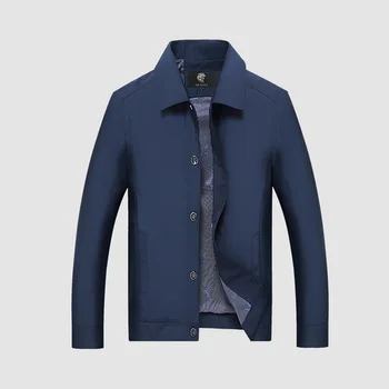 

New Middle-aged Male Jacket Spring And Autumn Lap Dad Installed In The Elderly Men's Jackets Thin Coat