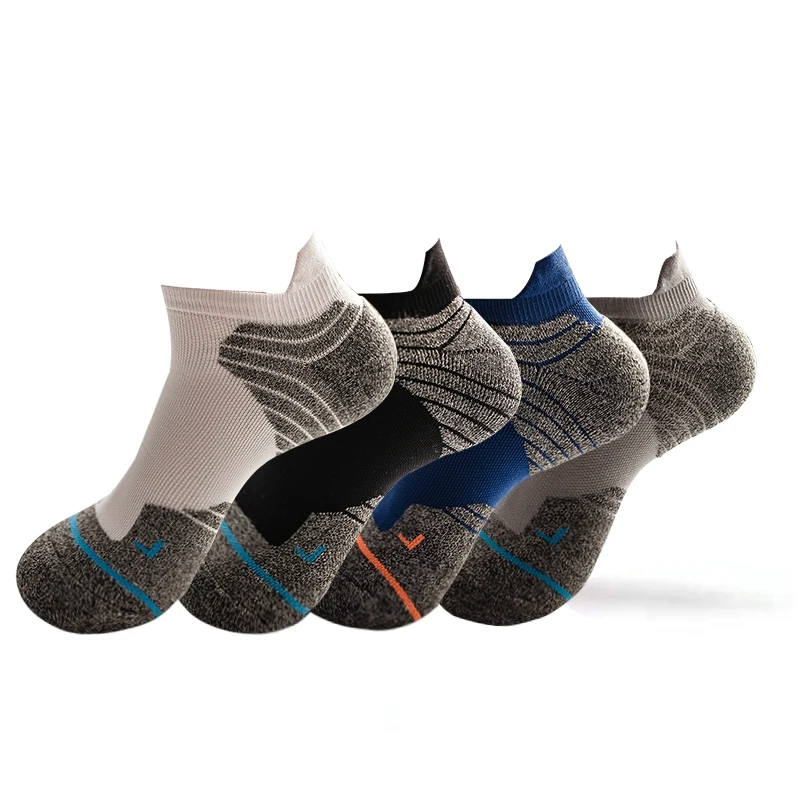 

XPAY High Performance Moisture Wicking Combed Cotton Low Cut Ankle Athletic Running Tennis Cushion Sports Socks For Men