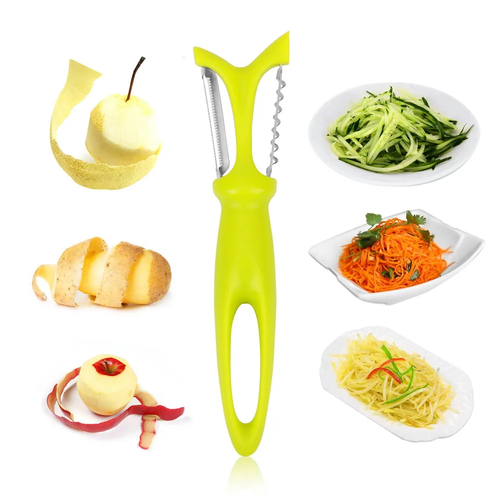 Sharp Cutter Carrot Potato Fruit Shred Grater Gadgets Stainless Steel Kitchen Tool Multifunction Vegetable Peeler Knife