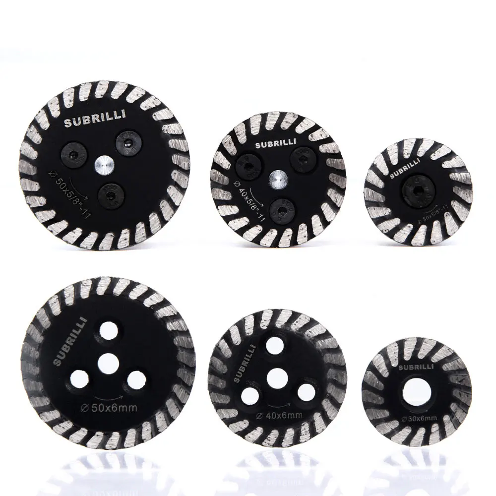 Hot pressed Diamond Mini Turbo Cutting Blade With Removable Flange M14 & 5/8-11 Diamond Carving Disc Saw Blade For Stone Granite