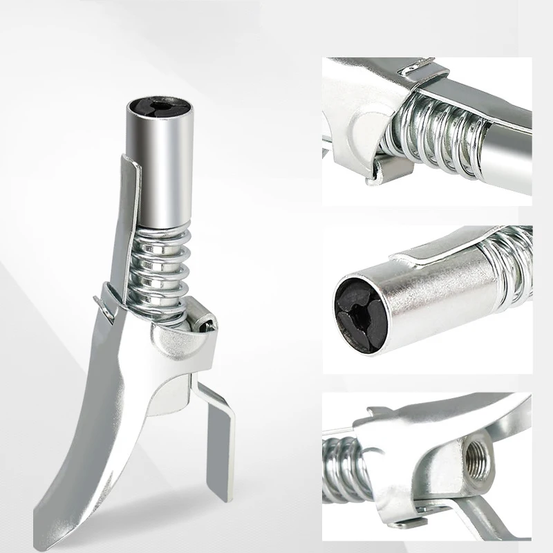 

12000psi Efficient Lock Clamp Type High Pressure Labor Saving Oil Injection Nozzle Butter Nozzle Gun Head Auto Replacement Parts