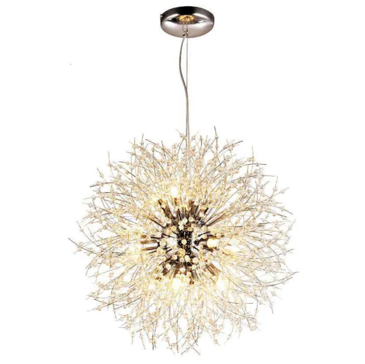 

9 9 Modern Led G Dandelion Branches K Crystal Chrome Round Ball Modern Chandelier Pendant Lamp For Kitchen Kitchen Chandelier