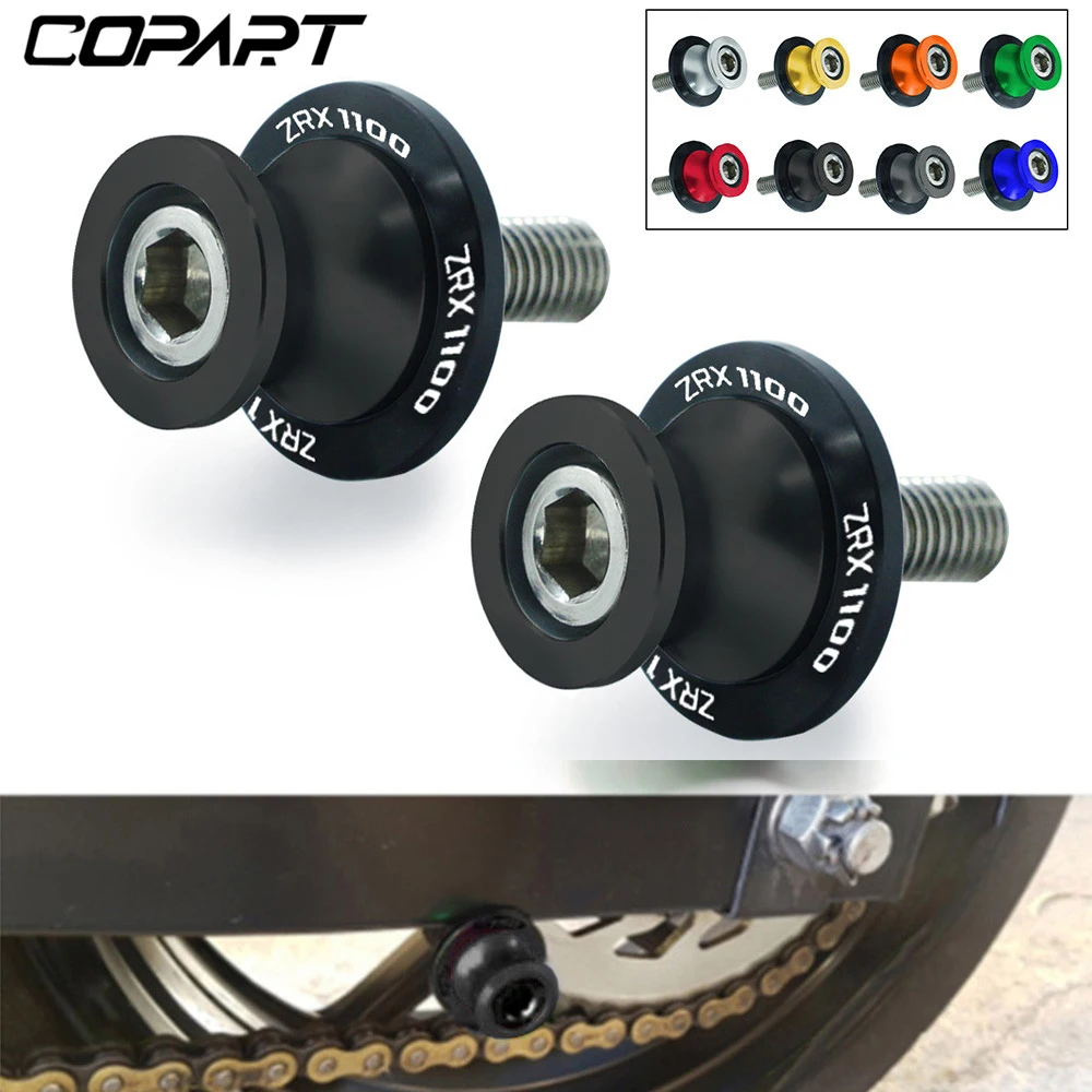For Kawasaki Zrx 1100 Zrx1100 1999 Motorcycle Accessories Swingarm Spools Slider Rear Swing Arm Cover Stand Screws Paddock Covers Ornamental Mouldings Aliexpress