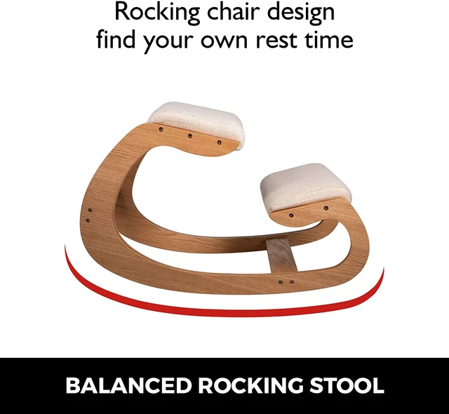 Dropship VEVOR Ergonomic Kneeling Chair Heavy Duty Better Posture Kneeling Stool Office Chair Home For Body Shaping Relieveing Stress Meditation Desk Computer Kneeling Stool Chair