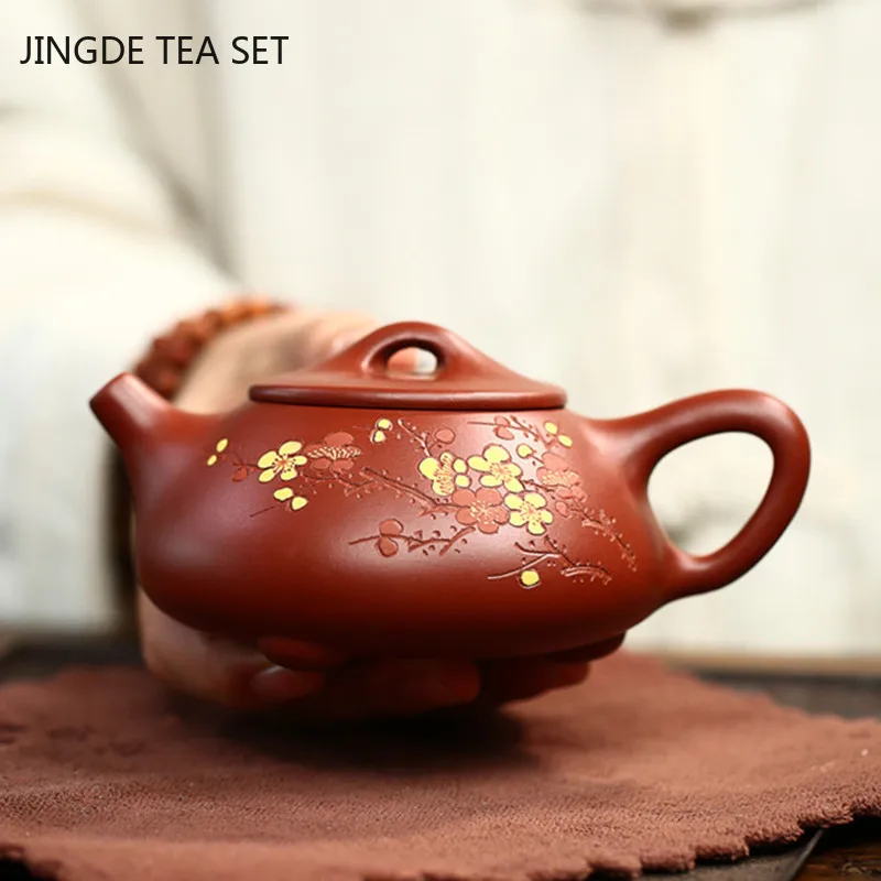Authentic Yixing Tea Pots Purple Clay Teapot Raw Ore Dahongpao Plum