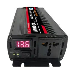 Inversor de potencia de onda sinusoidal pura para sistema Solar/Panel Solar/hogar/exterior/RV/Camping, inversor de potencia de onda