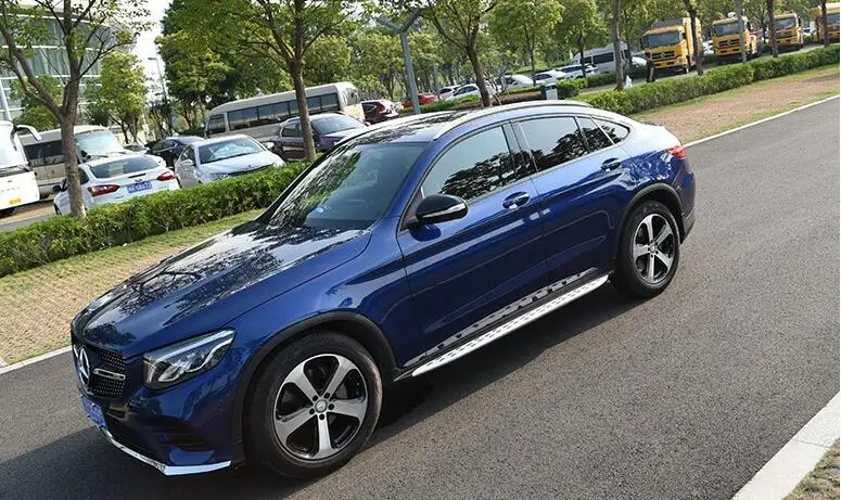 Алюминиевый сплав паста установка багажник на крышу багаж для Mercedes-Benz GLC Coupe GLC200 GLC260 GLC300 GLC43