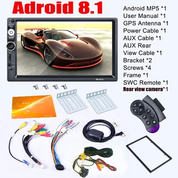 

2 din 7 " Android 8.1 Car Radio WIFI GPS navi Bluetooth Mirror Link Multimedia Player for universal 2DIN audio Stereo