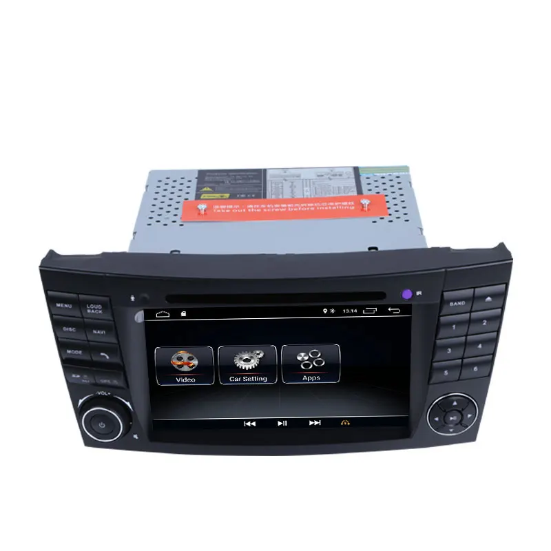 Android 9,0 радио Поддержка беспроводной CarPlay автомобильный dvd-плеер для Mercedes Benz E-Class W211 E200 E220 E240 E270 E280 2002-2008 W219