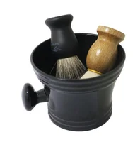 1pc broda mydelniczka czysty pędzel do golenia miska mężczyzn mydło do golenia puchar narzędzia fryzjerskie 2
