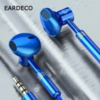 EARDECO Wired Headphones Bass 9D Stereo Earphones Mic Headphone Headset In-ear Wire Earphon Earbud Phone Headset With Microphone 1