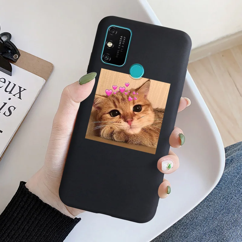 For Huawei Honor 8S 8A 8C 8X 6X 6C 9A 9C 9S 9X Lite 7C 7A Pro Case Cute Cat Matte Candy Silicone Cover Honor V10 V20 V30 X10 V9 For Huawei Honor 8S 8A 8C 8X 6X 6C 9A 9C 9S 9X Lite 7C 7A Pro Case Cute Cat Matte Candy Silicone Cover Honor V10 V20 V30 X10 V9