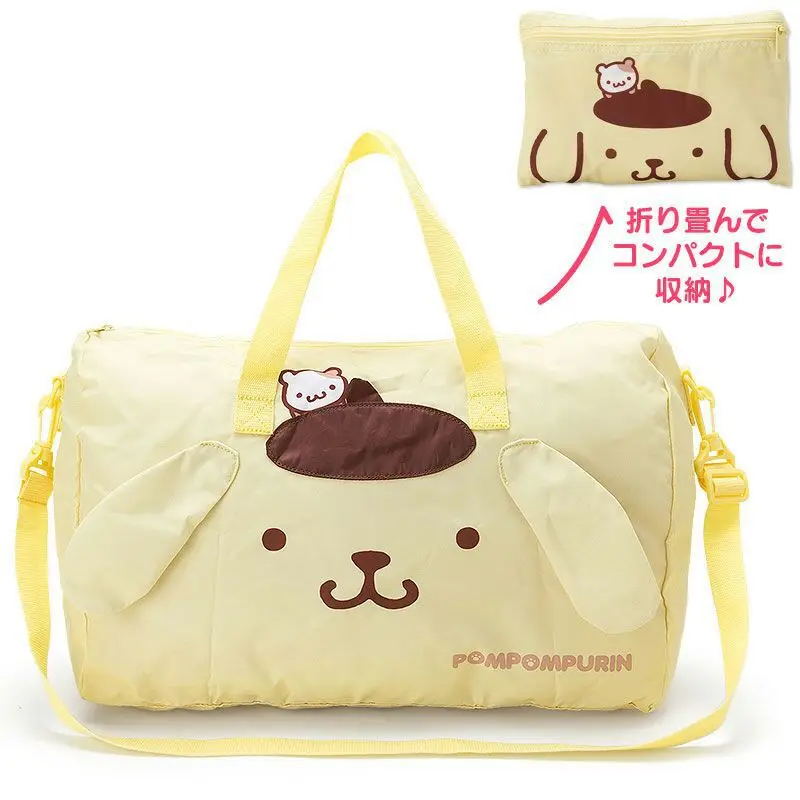 Милая Складная складная дорожная сумка My Melody Cinnamoroll PomPom Purin на колесах мессенджер