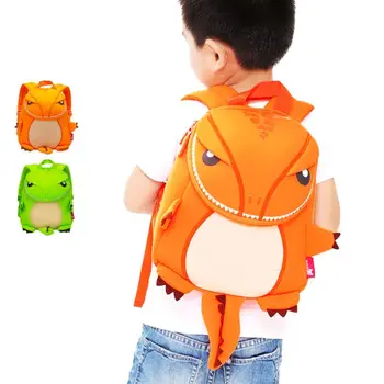 

Children Backpack 3D Cartoon Images Whale Gobble Fish Dinosaur Breathable Waterproof School Student Kindergarten Kids Schoolbag
