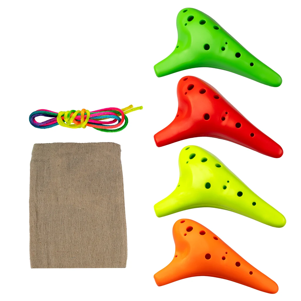 12-hole Ocarina Resin Plastic Alto C Tuning Ocarina
