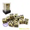 Bescon Old Looking Ancient Bone Dice D6 16mm 12pcs Set, 16mm Six Sided Die (12) Block of Stone Dice 1