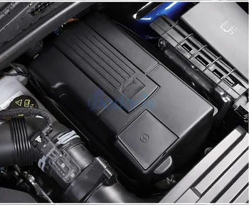 

Car Engine Battery Protection Cap Dust proof Cover Positive Negative Battery Anode Rustproof Shell For AUDI Q3 2019 Accessories