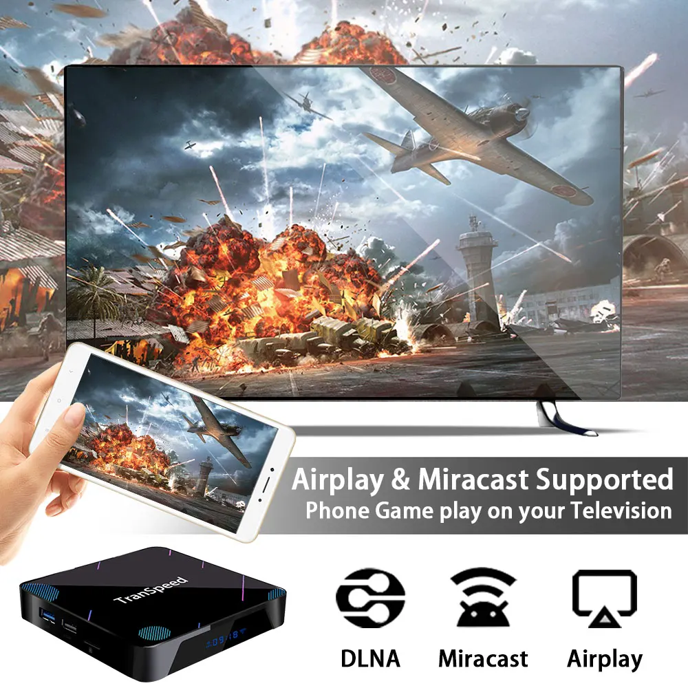 Transpeed X3 Plus Android 9 0 tv Box 4K 8K Amlogic S905X3 4GB 32G 64G 128G Bluetooth 1000M wifi Ethernet голосовой