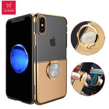 

For iPhone XS Max XR Case, Luxury Xundd Ring Buckle Holder Hard PC Protective Cover for iPhone X XS XS Max Case Fundas Capa