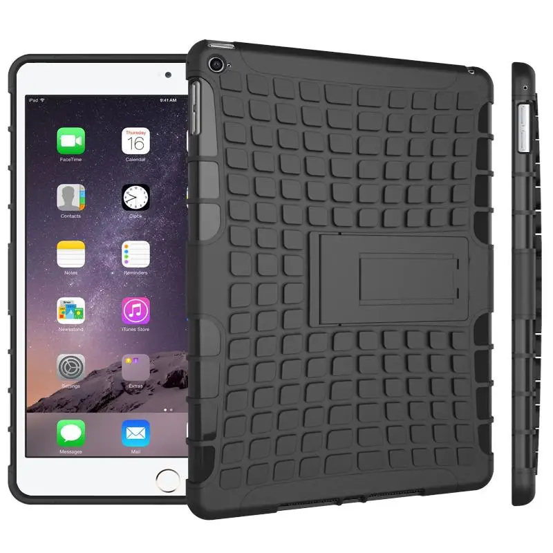 Ударопрочный чехол для Apple ipad 6 ipad air 2 подставка Экстремальный военный тяжелый водостойкий Чехол для ipad A1566 A1567+ стилус