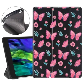 

Butterfly For iPad Mini 1 2 3 Funda iPad Cases Soft Silicone Back Coque Protective Covers iPad 7th Generation Case Pro 11 2020