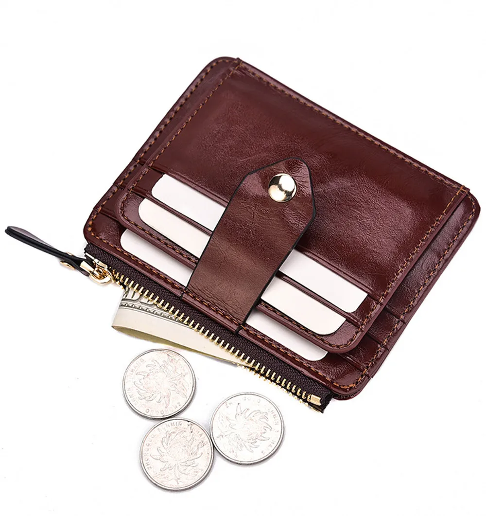 MAIOUMY мужской кошелек, блокирующий короткий кожаный кошелек, держатель для карт, кошелек с отделением для монет, кошелек для кредитных карт, Дамский держатель для карт